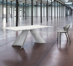 Итальянские Столы обеденные - Стол обеденный Tuile-A200 фабрика Domitalia