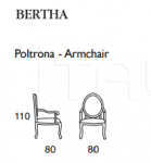 Кресло Bertha Danti