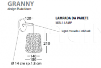 Настенный светильник GRANNY Casamania
