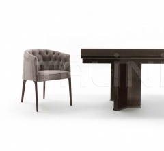 Стул с подлокотниками POGGI CAPITONNE Стул с подлокотниками POGGI CAPITONNE фабрика Vittoria Frigerio