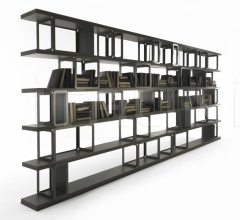 Итальянские Стеллажи - Книжный стеллаж GRIFFI Итальянские Стеллажи - Книжный стеллаж GRIFFI фабрика Vittoria Frigerio