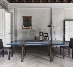 Итальянские Столы обеденные - Раздвижной стол Tracks Итальянские Столы обеденные - Раздвижной стол Tracks фабрика Bonaldo