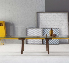 Итальянские Столы обеденные - Раздвижной стол Tracks Итальянские Столы обеденные - Раздвижной стол Tracks фабрика Bonaldo