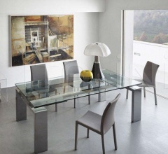 Итальянские Столы обеденные - Раздвижной стол Tom Итальянские Столы обеденные - Раздвижной стол Tom фабрика Bonaldo