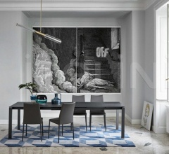 Итальянские Столы обеденные - Раздвижной стол Menù Итальянские Столы обеденные - Раздвижной стол Menù фабрика Bonaldo