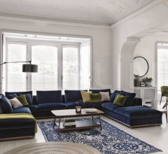 Итальянские Диваны - Модульный диван Kirk Итальянские Диваны - Модульный диван Kirk фабрика Porada