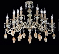 Итальянские Свет - Люстра Musa Tulipane /5+5 фабрика Due Effe