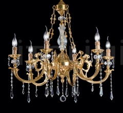 Итальянские Свет - Люстра 342 Crystal La/6 фабрика Due Effe