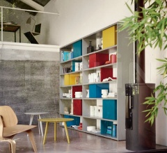 Итальянские Стеллажи - Книжный стеллаж M5C84 Итальянские Стеллажи - Книжный стеллаж M5C84 фабрика Sangiacomo