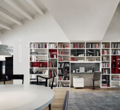 Итальянские Стеллажи - Книжный стеллаж M5C89 Итальянские Стеллажи - Книжный стеллаж M5C89 фабрика Sangiacomo