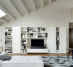 Итальянские Стеллажи - Книжный стеллаж M5C94 Итальянские Стеллажи - Книжный стеллаж M5C94 фабрика Sangiacomo