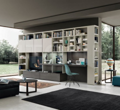 Итальянские Стеллажи - Книжный стеллаж M5C96 Итальянские Стеллажи - Книжный стеллаж M5C96 фабрика Sangiacomo