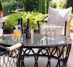 Итальянские Уличные столики - Кофейный столик Oberto Итальянские Уличные столики - Кофейный столик Oberto фабрика IPE Cavalli (Visionnaire)