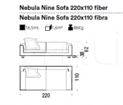 Модульный диван Nebula Nine Sofa Diesel by Moroso