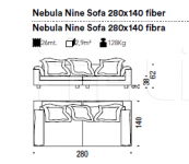 Модульный диван Nebula Nine Sofa Diesel by Moroso