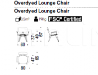 Кресло Overdyed Lounge Chair Diesel by Moroso