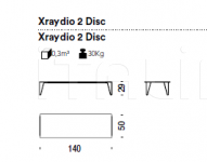 Журнальный столик Xraydio Table Diesel by Moroso