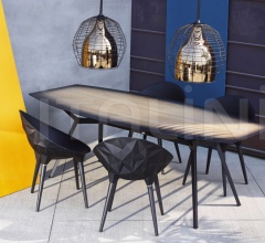 Итальянские Столы обеденные - Стол обеденный Pylon gradient Итальянские Столы обеденные - Стол обеденный Pylon gradient фабрика Diesel by Moroso