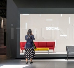 Диван Social DSO2_3AAL Диван Social DSO2_3AAL фабрика Pedrali