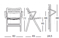 Стул Folding Air-Chair Magis
