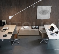 Итальянские Письменные столы - Письменный стол Air Desk 1 Up Итальянские Письменные столы - Письменный стол Air Desk 1 Up фабрика Gallotti&Radice