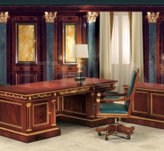 Итальянские Письменные столы - Письменный стол 0114 SC-D+0114 MO фабрика Colombostile