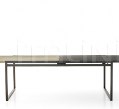 Итальянские Столы обеденные - Раздвижной стол Double table фабрика Moroso