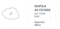 Настенное зеркало NUVOLA Creazioni