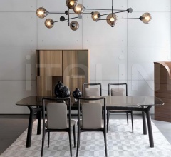 Итальянские Столы обеденные - Стол обеденный Memos фабрика Giorgetti