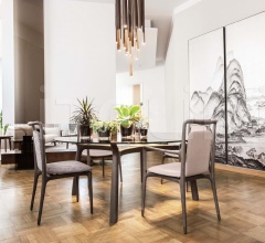 Итальянские Столы обеденные - Стол обеденный Memos фабрика Giorgetti