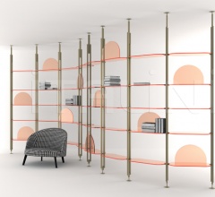 Итальянские Стеллажи - Книжный стеллаж Alba фабрика Arflex