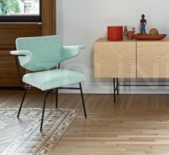 Стул с подлокотниками Neptunia фабрика Arflex