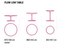 Кофейный столик FLOW low table Mdf Italia