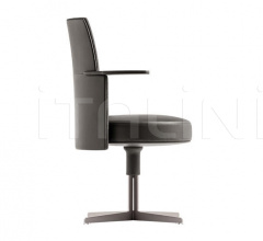 Стул с подлокотниками Jeff Стул с подлокотниками Jeff фабрика Poltrona Frau