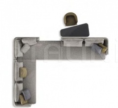 Итальянские Диваны - Модульный диван Sloane Итальянские Диваны - Модульный диван Sloane фабрика Molteni & C