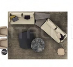 Итальянские Диваны - Модульный диван Sloane Итальянские Диваны - Модульный диван Sloane фабрика Molteni & C