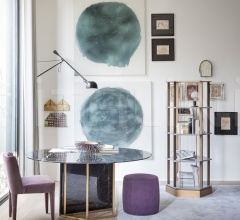 Итальянские Столы обеденные - Стол обеденный PLINTO ZK / 2K Итальянские Столы обеденные - Стол обеденный PLINTO ZK / 2K фабрика Meridiani