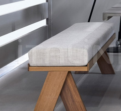 Итальянские Уличная мебель - Скамья JOI OPEN AIR фабрика Meridiani