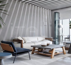 Итальянские Уличные столики - Журнальный столик JOI OPEN AIR фабрика Meridiani