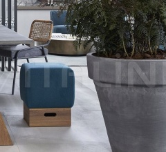 Итальянские Уличная мебель - Пуф MATCH фабрика Meridiani