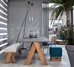 Итальянские Уличная мебель - Пуф MATCH фабрика Meridiani