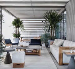 Итальянские Уличная мебель - Пуф MATCH фабрика Meridiani