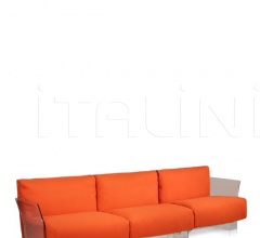Трехместный диван Pop Cotton & Trevira Трехместный диван Pop Cotton & Trevira фабрика Kartell