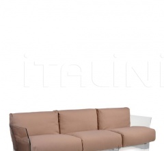 Трехместный диван Pop Cotton & Trevira Трехместный диван Pop Cotton & Trevira фабрика Kartell