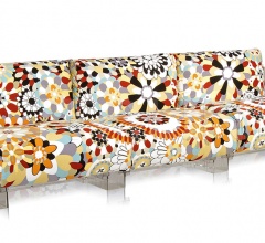 Трехместный диван Pop Missoni фабрика Kartell