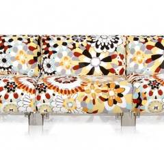Трехместный диван Pop Missoni фабрика Kartell
