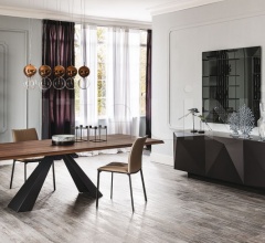 Раздвижной стол Eliot Wood Drive фабрика Cattelan Italia