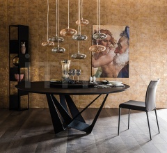 Стол обеденный Skorpio Round фабрика Cattelan Italia