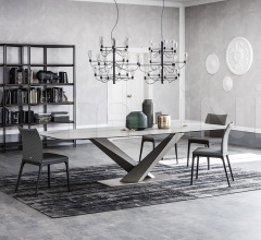 Стол обеденный Stratos Keramik Стол обеденный Stratos Keramik фабрика Cattelan Italia