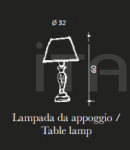 Настольная лампа Pisa Altavilla